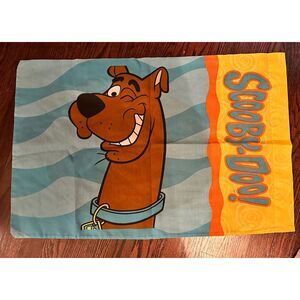 Vintage Scooby-Doo Pillow Case Double Sided Hannah Barbera 1998 Dan River